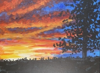 Canvas at Curling Club June 23- Sunset 